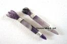 Amethyst 3pcs Plain Angel Stick